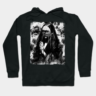 The Spooky Nun Horror Halloween Manga Gothic Creepy Dark Art Hoodie